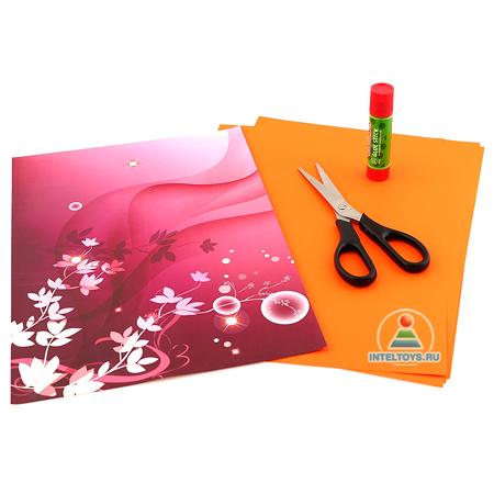 3D-открытка «Цветок» в технике киригами