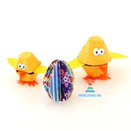 Две простые пасхальные поделки: мастер-класс для детей