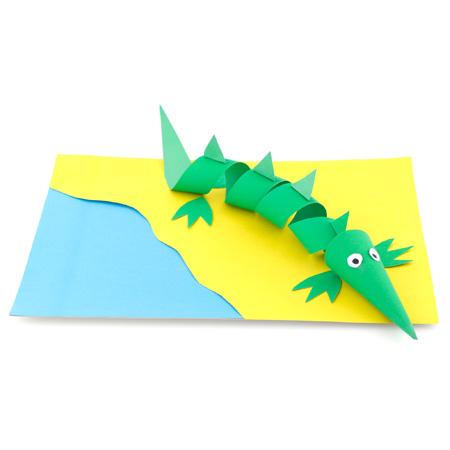 Как сделать крокодила из бумаги: мастер-класс Как сделать крокодила из бумаги: мастер-класс