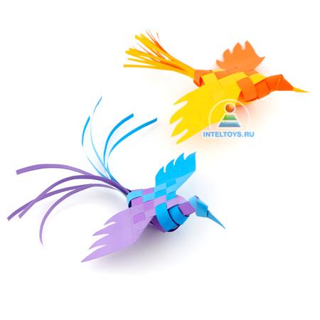 Плетёные птички из бумаги: мастер-класс Плетёные птички из бумаги: мастер-класс