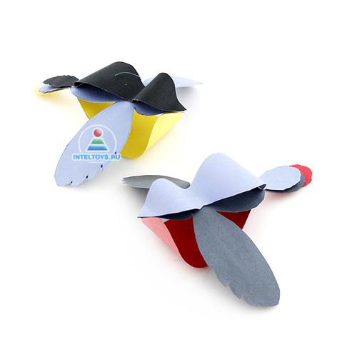 Снегирь и синичка из бумаги: мастер-класс