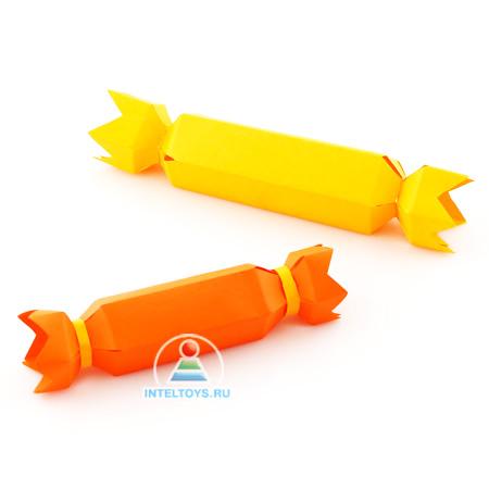 Как сделать конфету из бумаги: новогодний мастер-класс