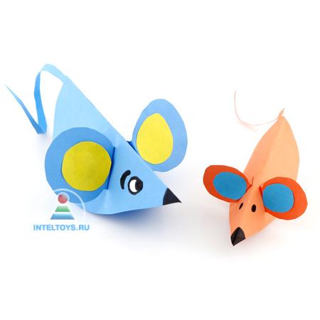 Как сделать мышку из бумаги? Это не трудно!