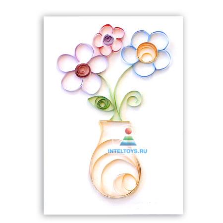 Букет цветов в технике квиллинг: мастер-класс для начинающих