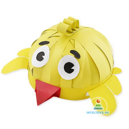 Шапочка «Цыпленок» из бумаги