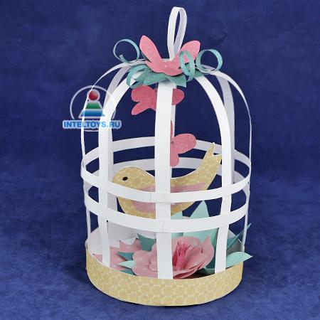 Птичка в клетке своими руками: мастер-класс из бумаги