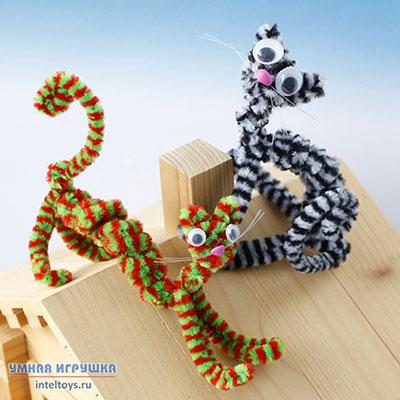 Поделки из пушистой проволоки (мастер-класс с фото)