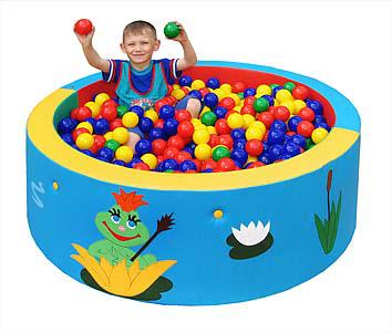 Сухой бассейн круглый 160х50 см