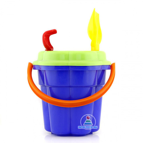 Песочный набор №78 (ведро, сито, лопата, грабли)