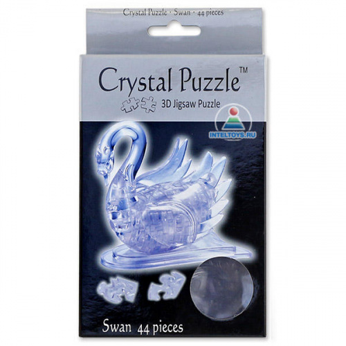 3D-головоломка Crystal Puzzle (Кристалл Пазл) «Лебедь» (44 детали)