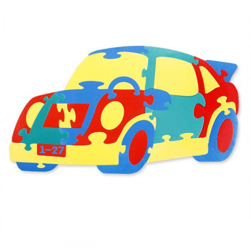 Напольный коврик-пазл «Машинка», Флексика