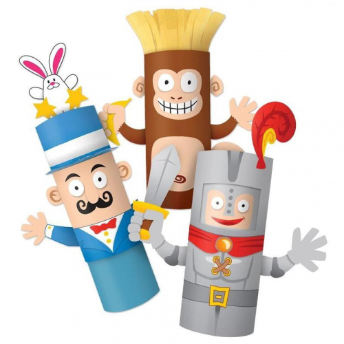 Artzooka (Артзука) «Веселые друзья из бумаги», набор для творчества