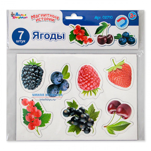 Магниты «Ягоды», серия «Магнитные истории», 7 деталей, Десятое королевство