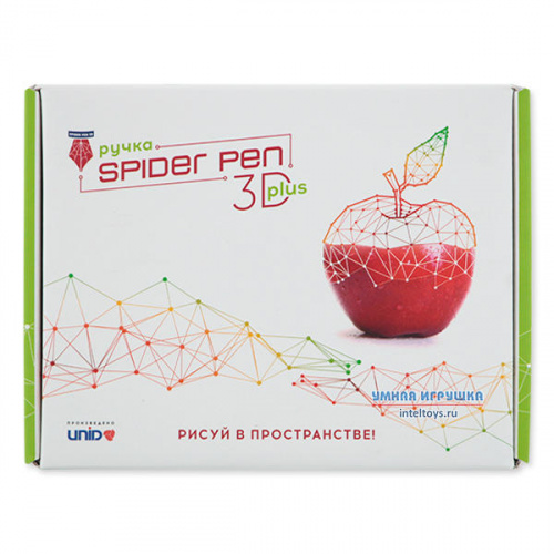 Розовая 3D-ручка Spider Pen Plus (Спайдер Пен)
