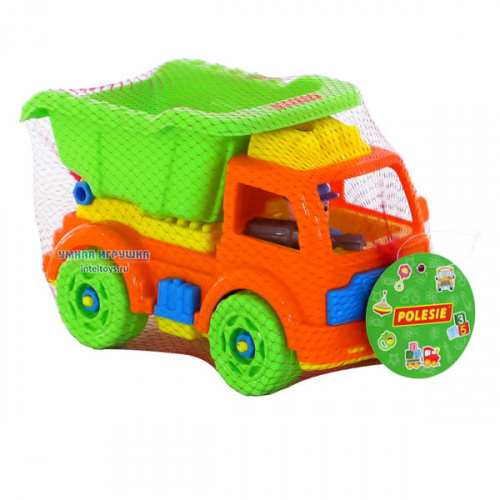 Конструктор-транспорт «Автомобиль-самосвал», Полесье, 27 элементов