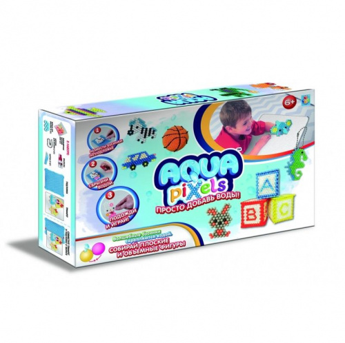 Набор для творчества Aqua pixels «Веселые животные» 600 деталей