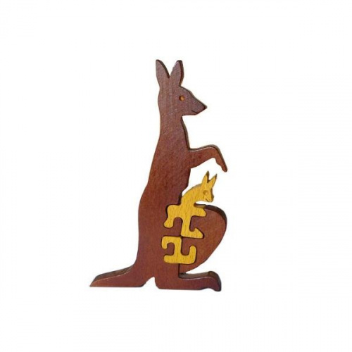 Неразберишка Кенгуру головоломка деревянная