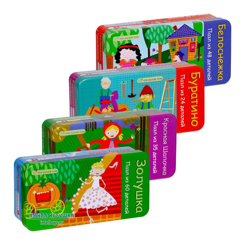 Пазл The Purple Cow в металлической коробке (в ассортименте)