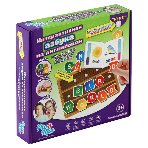 Игра на липучках Pic’n Mix «Интерактивная азбука на английском», Пик’н Микс
