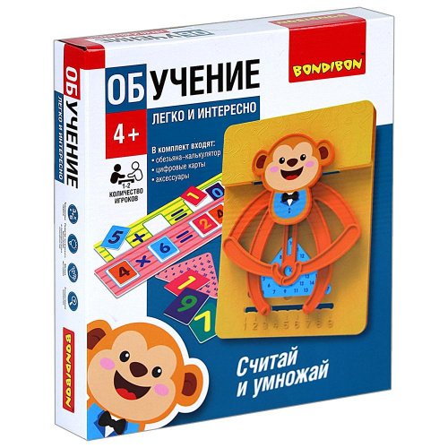 Обучающая игра «Считай и умножай – Обезьянка», Bondibon