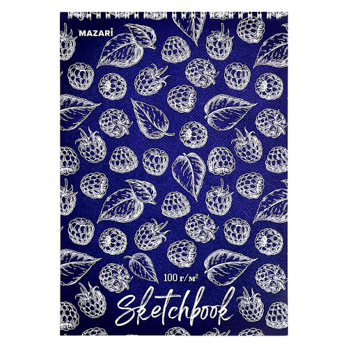 Cкетчбук Mazari «Ягоды» А4, 40 листов