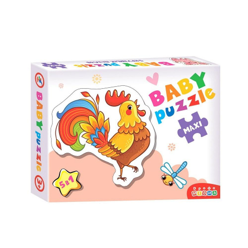 Пазл «В деревне» 5 в 1 Baby Puzzle, Дрофа-Медиа