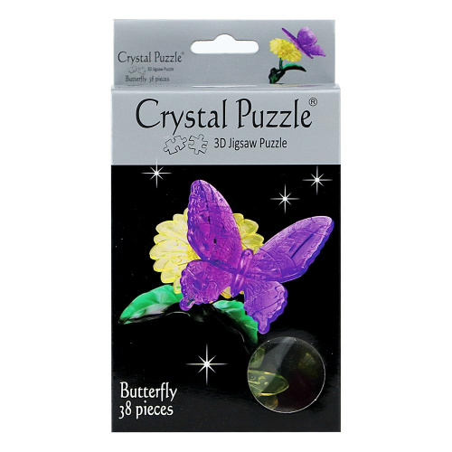 3D-головоломка «Бабочка», Crystal Puzzle (Кристалл Пазл)