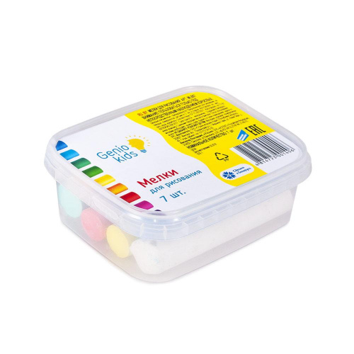 Толстые мелки Genio Kids, 7 штук