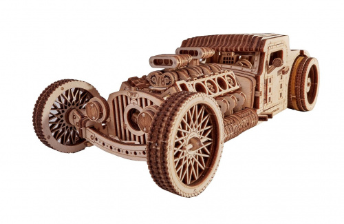 Механический 3D-пазл из дерева Wood Trick «Хот Род»