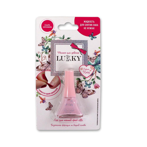 Лак «Нюд Клубника со сливками», Lukky