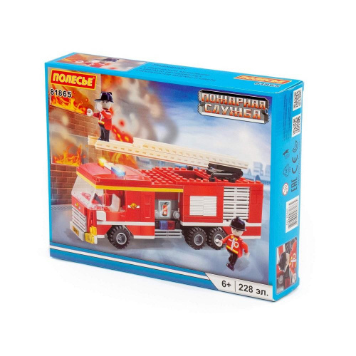Конструктор Классик «Пожарная служба-3» 228 элементов, Полесье