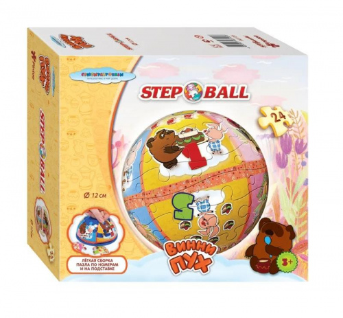 Пазл-шар «Винни Пух» 24 детали, Step Puzzle