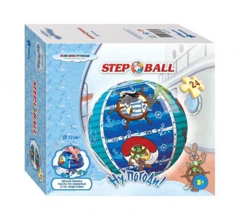 Пазл-шар «Ну, погоди!» 24 детали, Step Puzzle