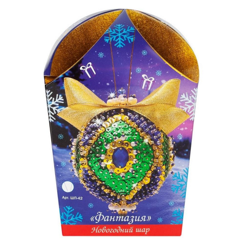 Новогодний шар из пайеток «Фантазия», Волшебная мастерская