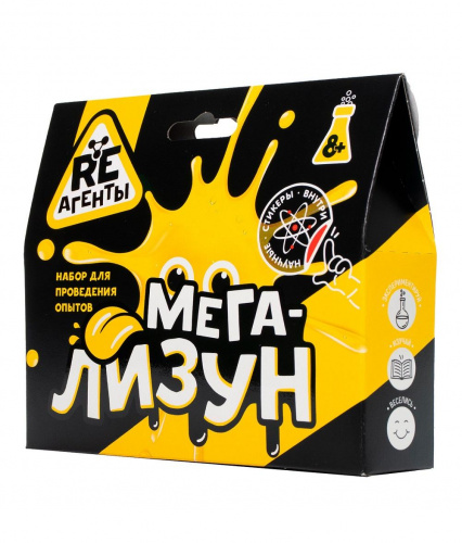 Научно-познавательный набор «Мега-Лизун желтый» Re-Агенты