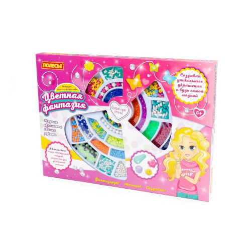 Набор для детского творчества «Цветная фантазия» 1118 элементов, Полесье