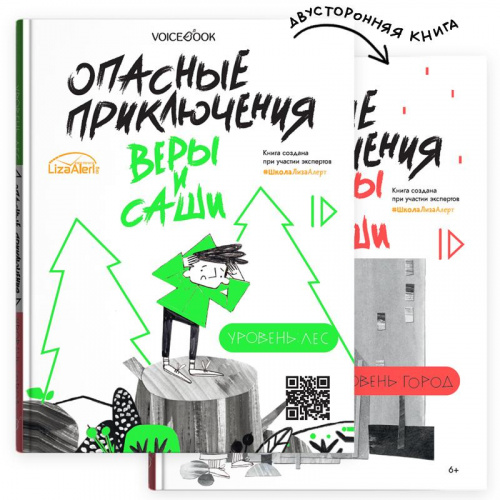 Книга Опасные приключения Веры и Саши Уровень Лес/Город, VoiceBook