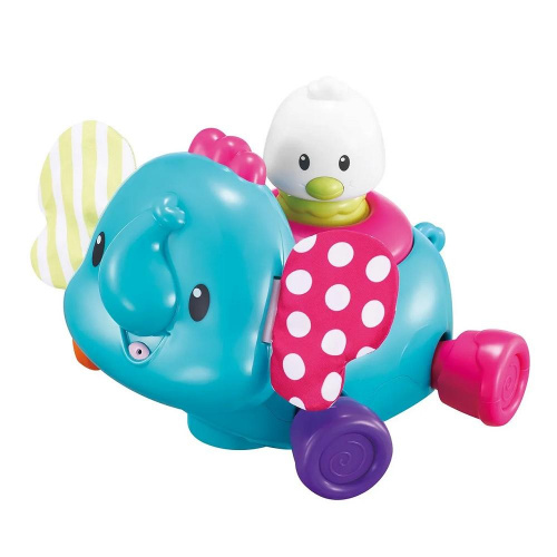 Интерактивная игрушка «Слоник с птичкой», Ауби