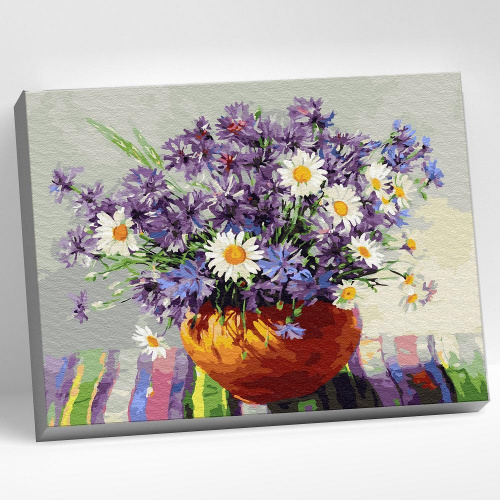 Картина по номерам «Бузин. Васильки» 40х50 см, Molly