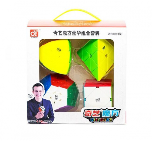 Нестандартный набор головоломок QiYi MoFangGe 2 Цветной пластик