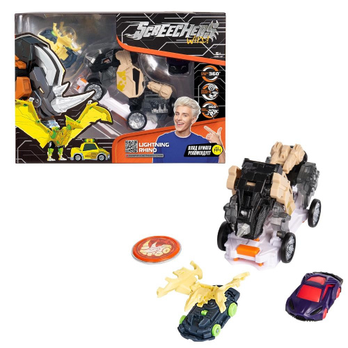 Игровой набор Дикие Скричеры L3 «Лайтнинг Райно», Screechers Wild