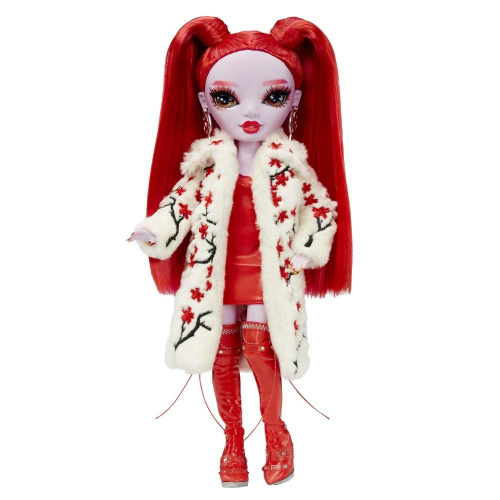 Кукла RAINBOW HIGH Shadow Рози Редвуд 28 см красная с аксессуарами Рейнбоу Хай