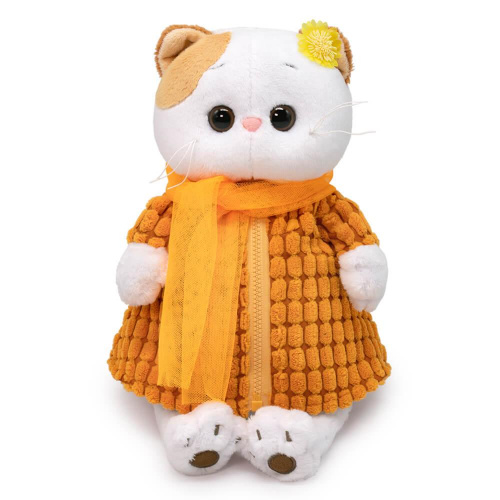 Мягкая игрушка кошечка Ли-Ли в вельветовом пальто, Budi Basa