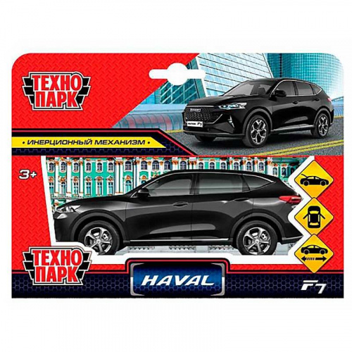 HAVAL  f7 Машина металлическая 12 см Черный Технопарк