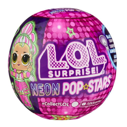 Кукла в шаре ЛОЛ СЮРПРАЙЗ Neon с аксессуарами, LOL SURPRISE