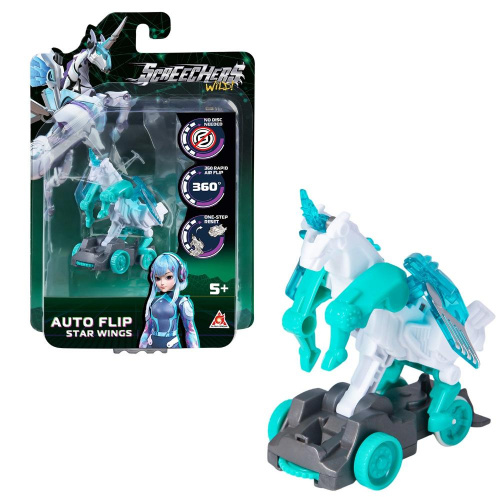 Машинка-трансформер «Дикие Скричеры Автофлип Стар Вингс S5», Screechers Wild