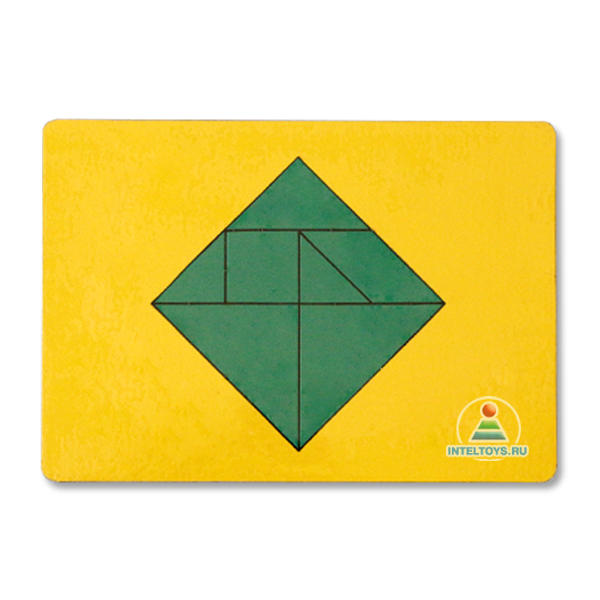 Треугольник из 5 частей танграма. Развивающая игра-головоломка «Танграм. Что такое танграм