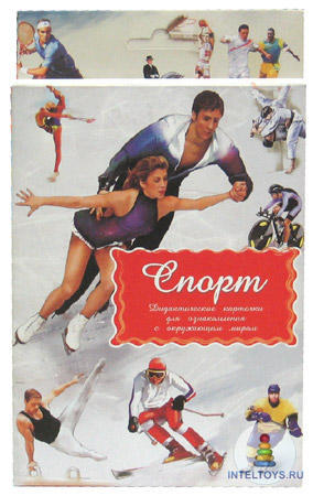 Дидактические карточки «Спорт», Маленький гений-Пресс
