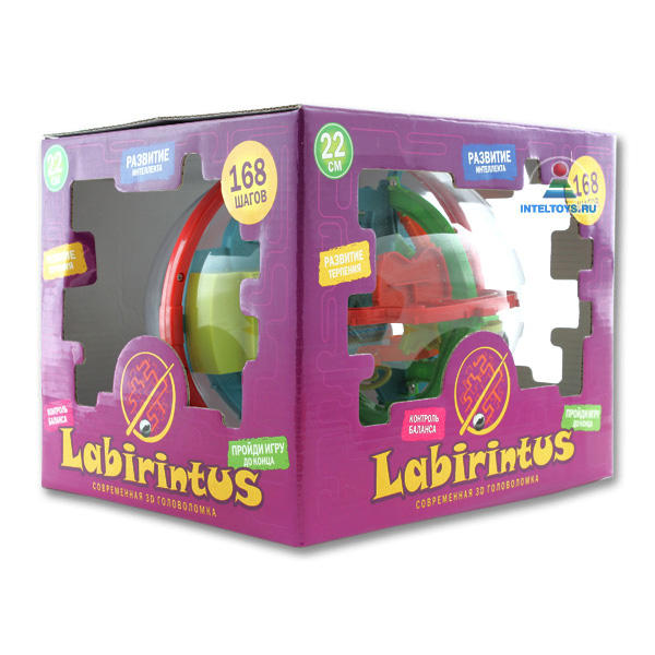 Шар-головоломка Лабиринт 3D «168 шагов», Labirintus (Лабиринтус)