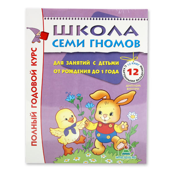 Годовой курс «Школа семи гномов 0-1 год» (12 книг + диплом)
